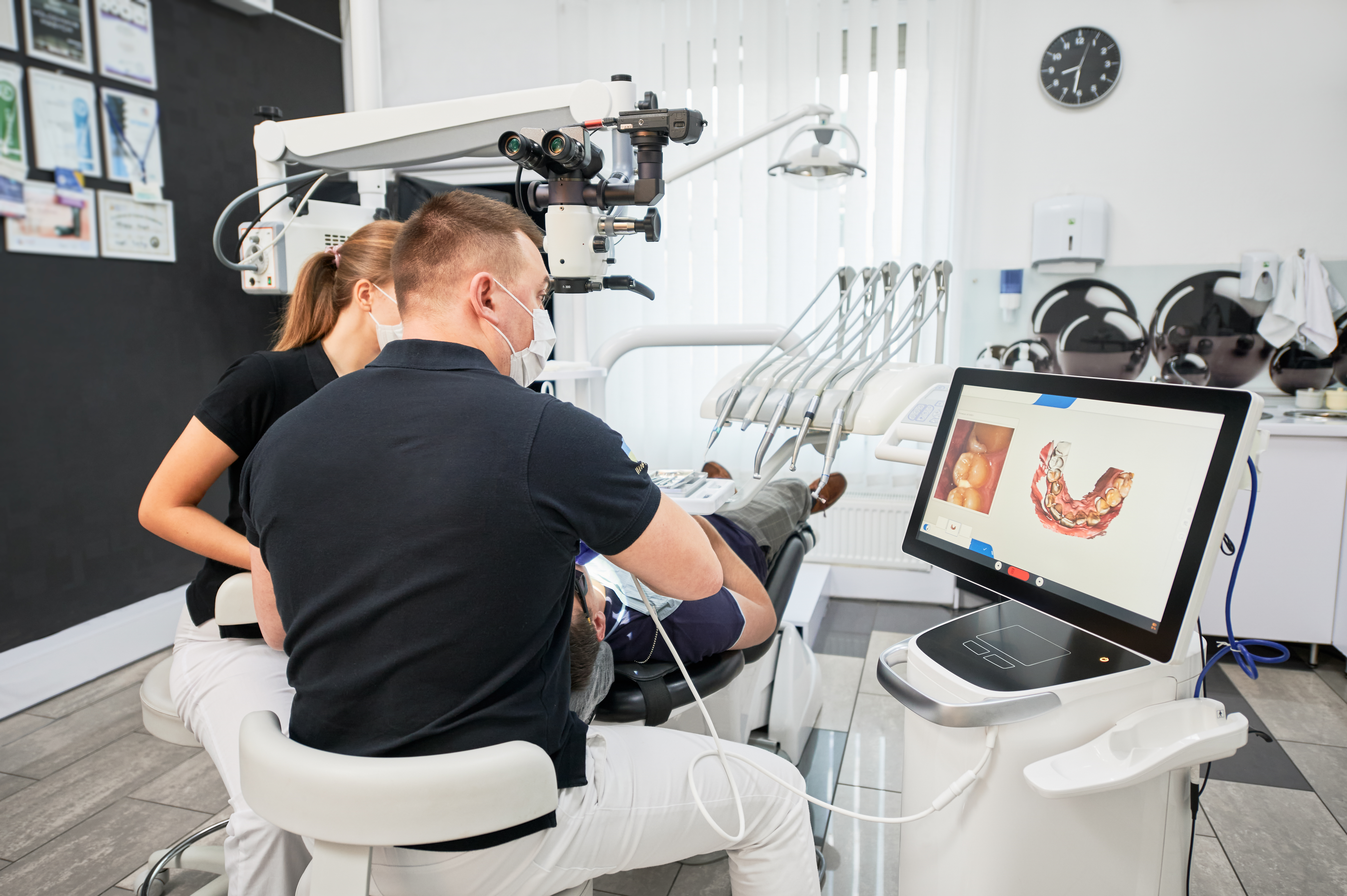 Clinic scanner setup and onboarding